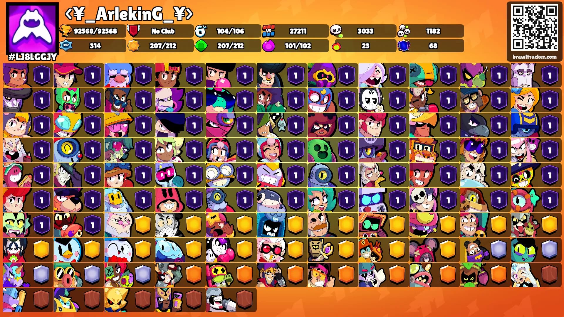 <¥_ArlekinG_¥>'s Ranks