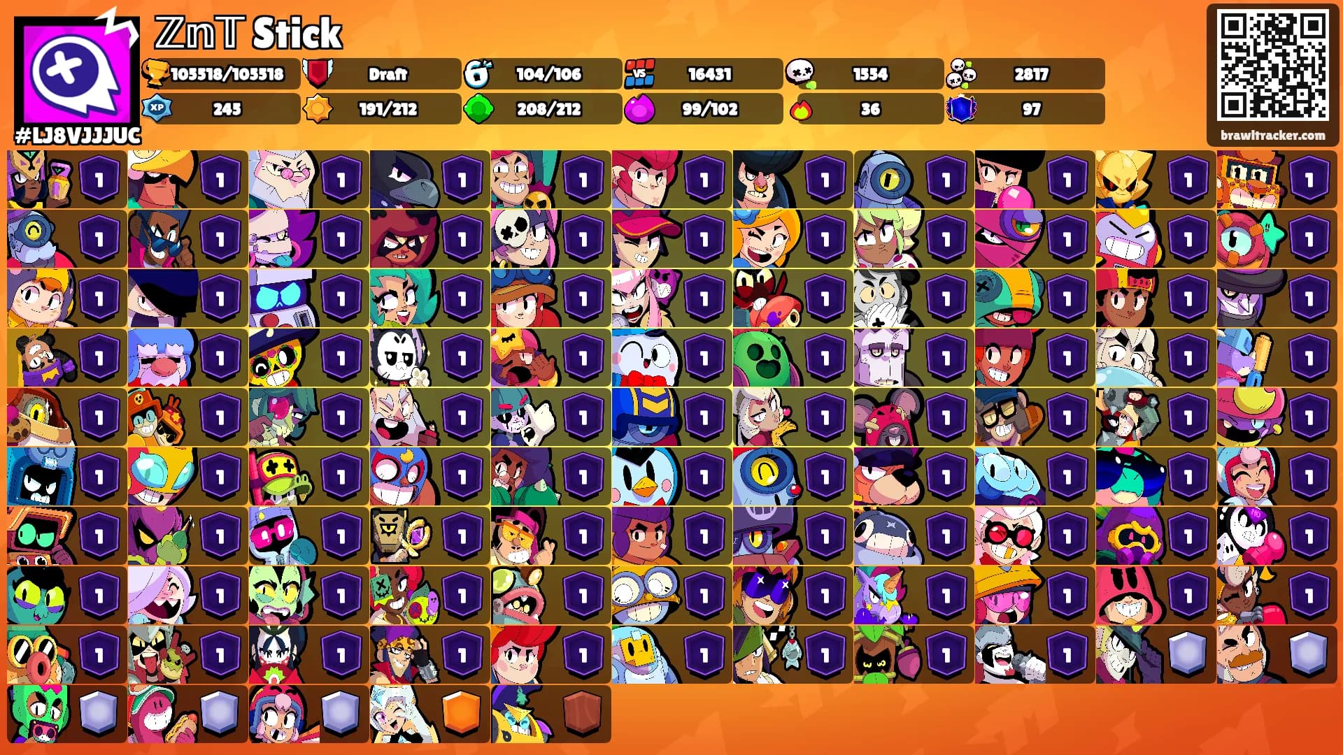 ℤ𝕟𝕋 Stick's Ranks