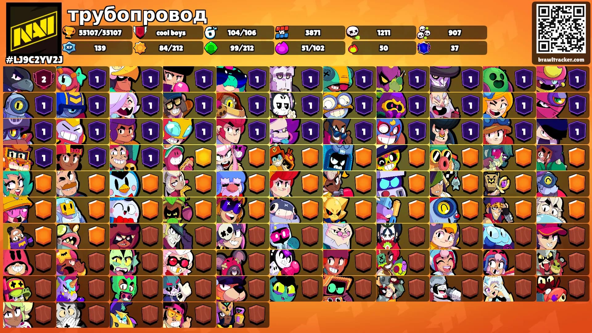 трубопровод's Ranks