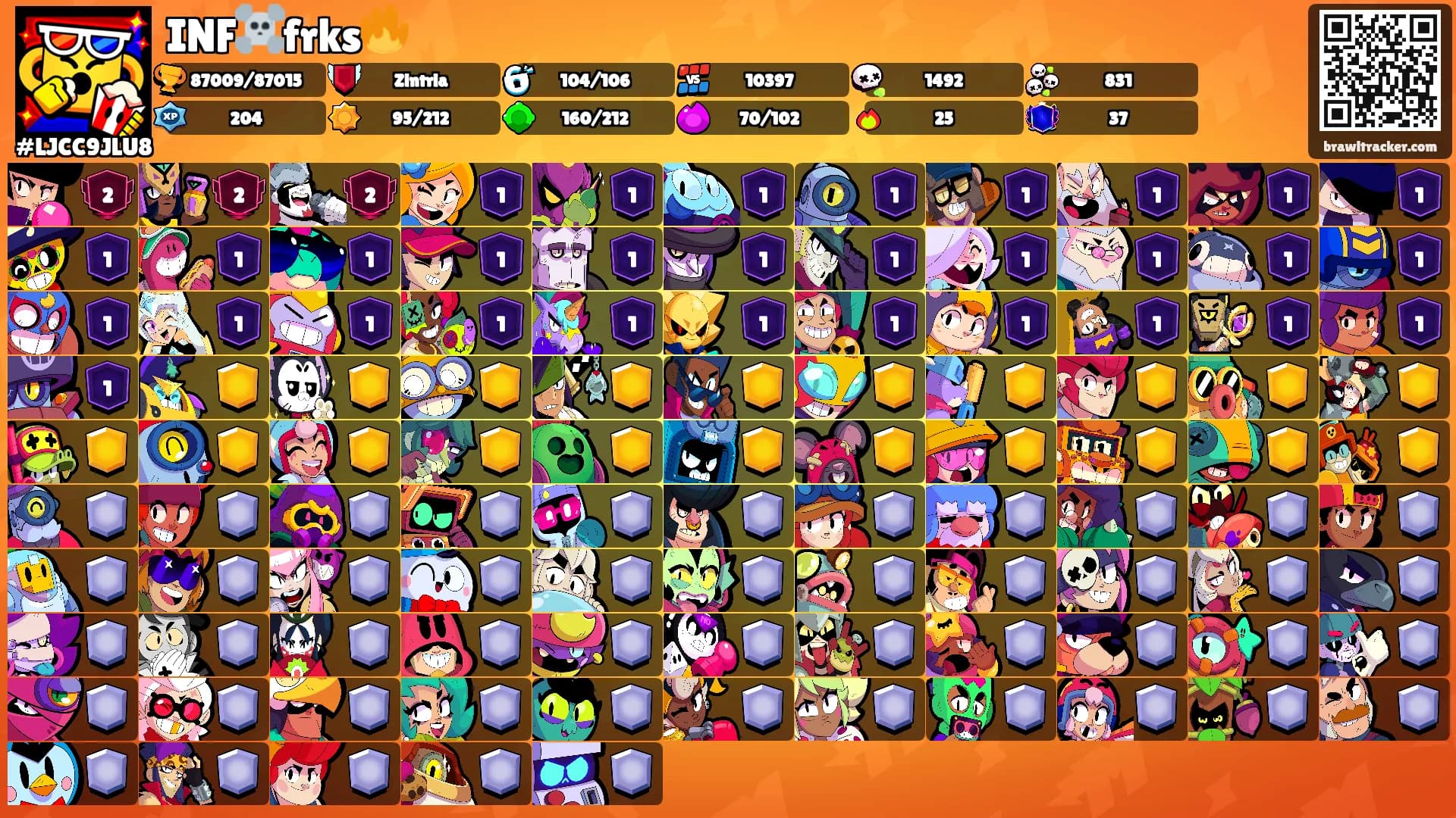 INF☠️frks🔥's Ranks