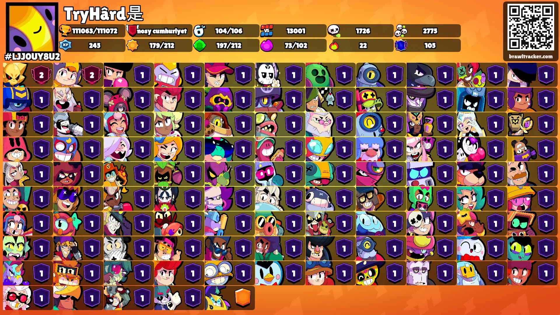TryHârd是's Ranks