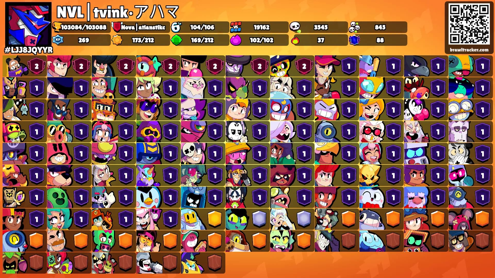 NVL|tvink•アハマ⚡'s Ranks