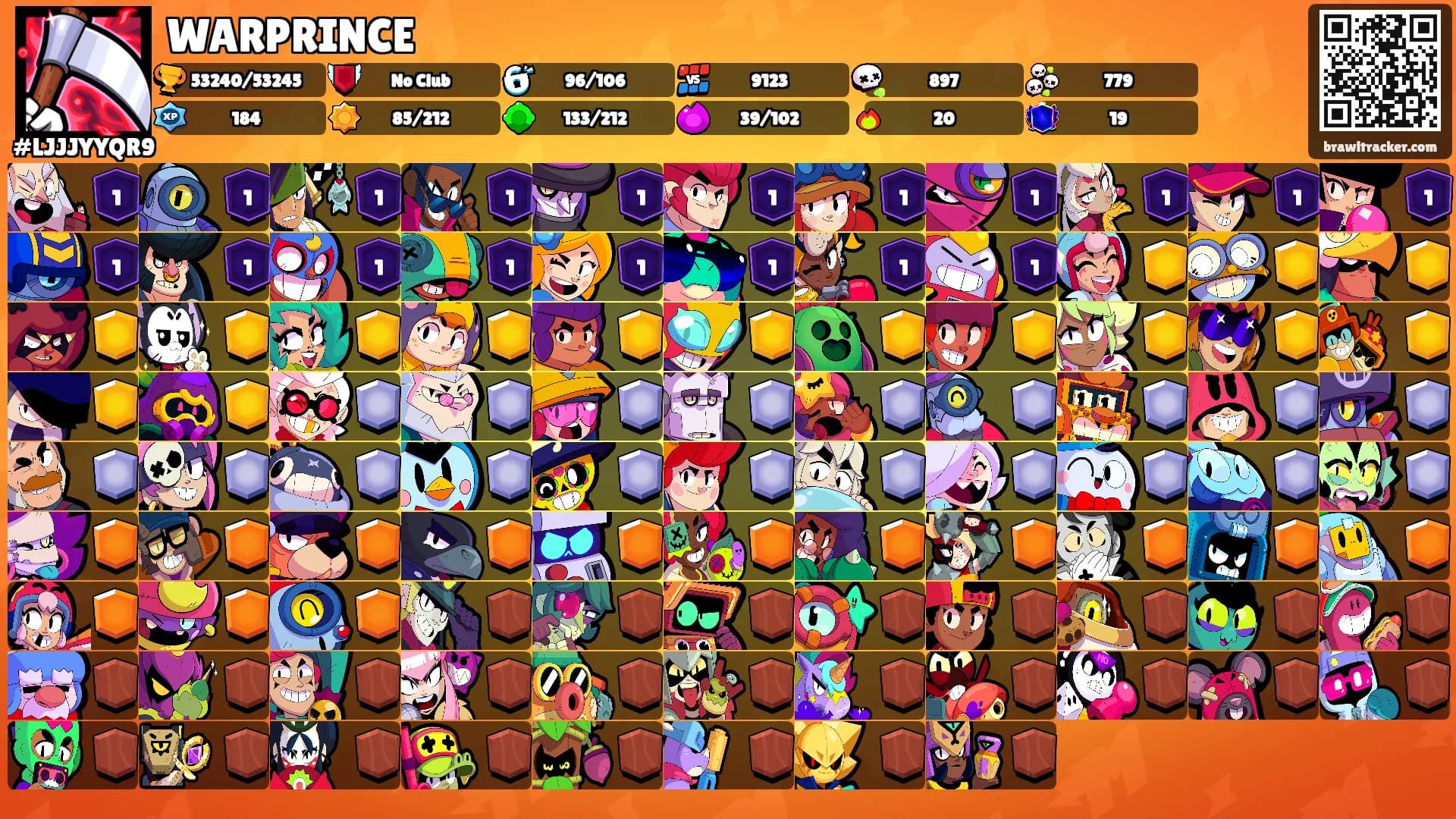 WARPRINCE's Ranks