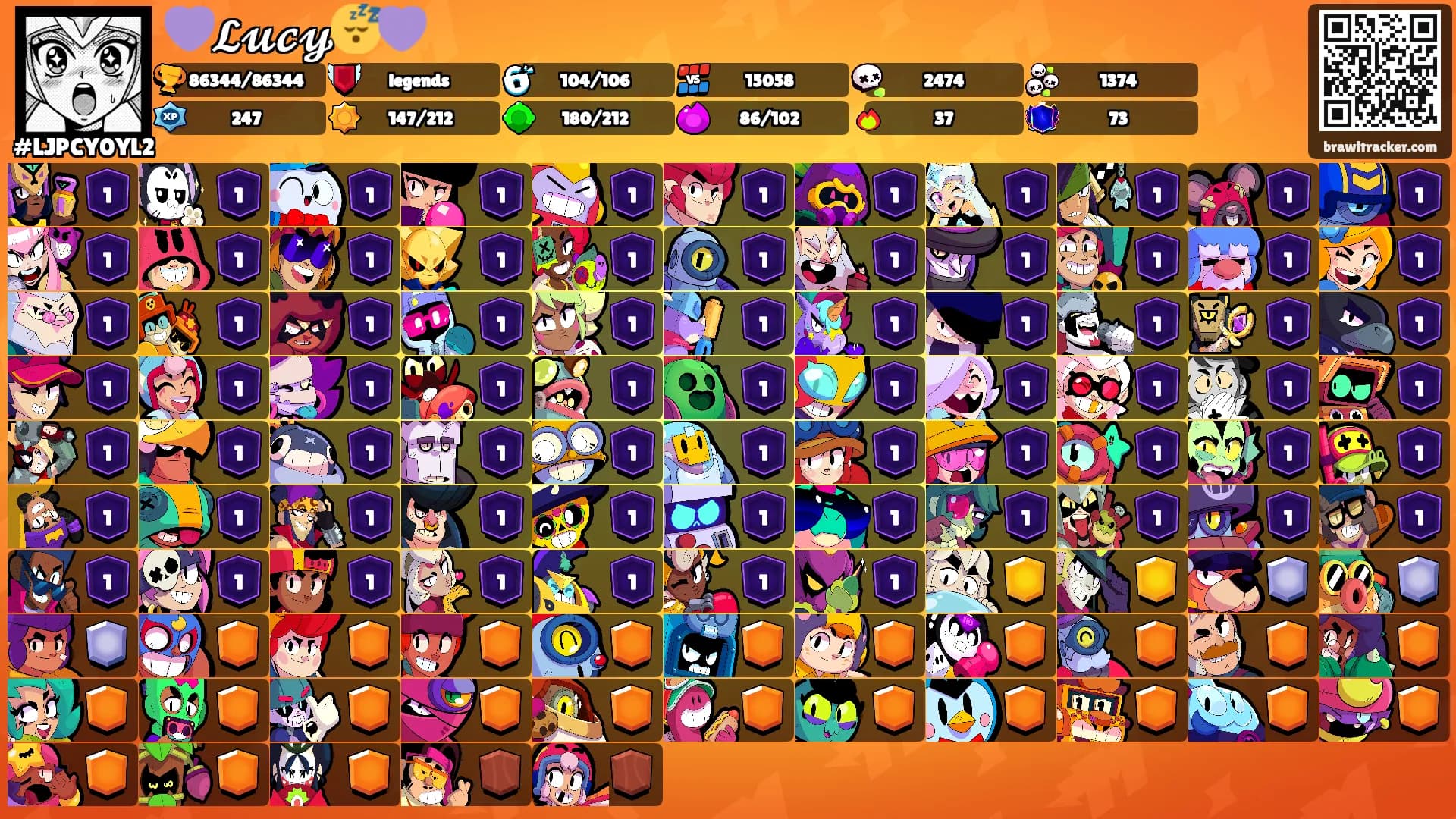 💜𝓛𝓾𝓬𝔂😴💜's Ranks