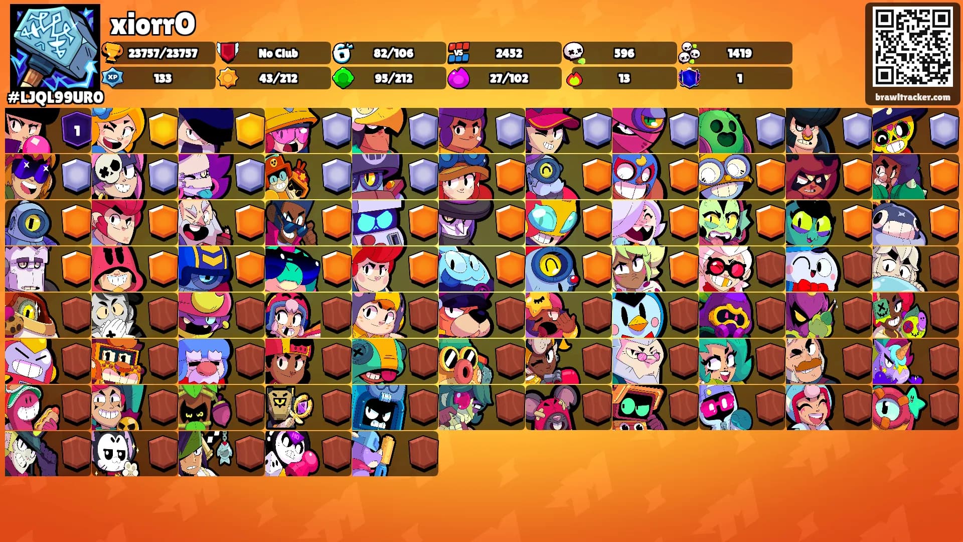 xiorrO's Ranks