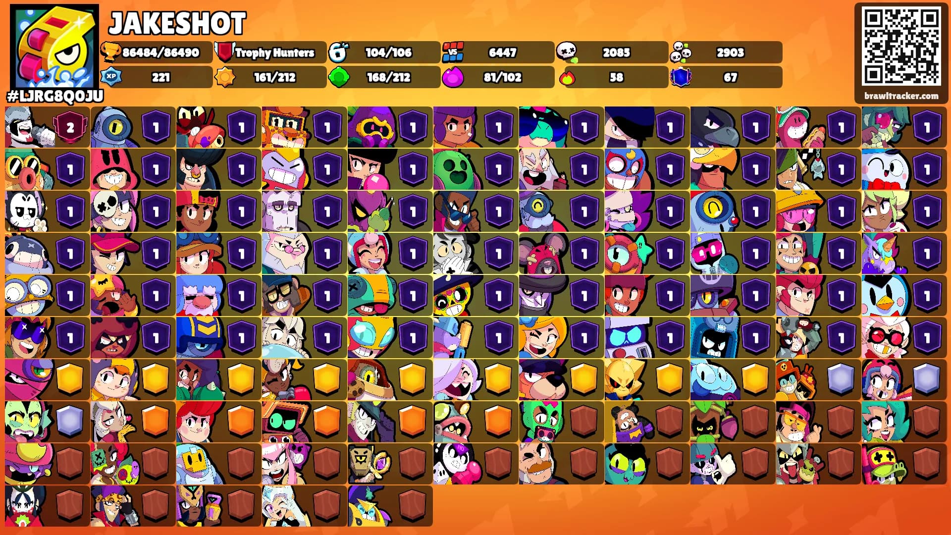 JAKESHOT's Ranks