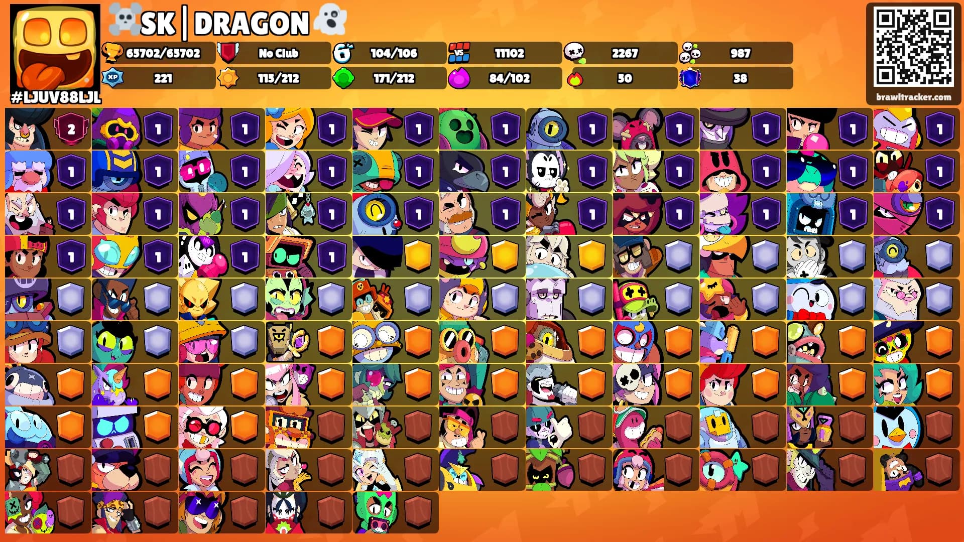 ☠️SK|DRAGON 👻's Ranks