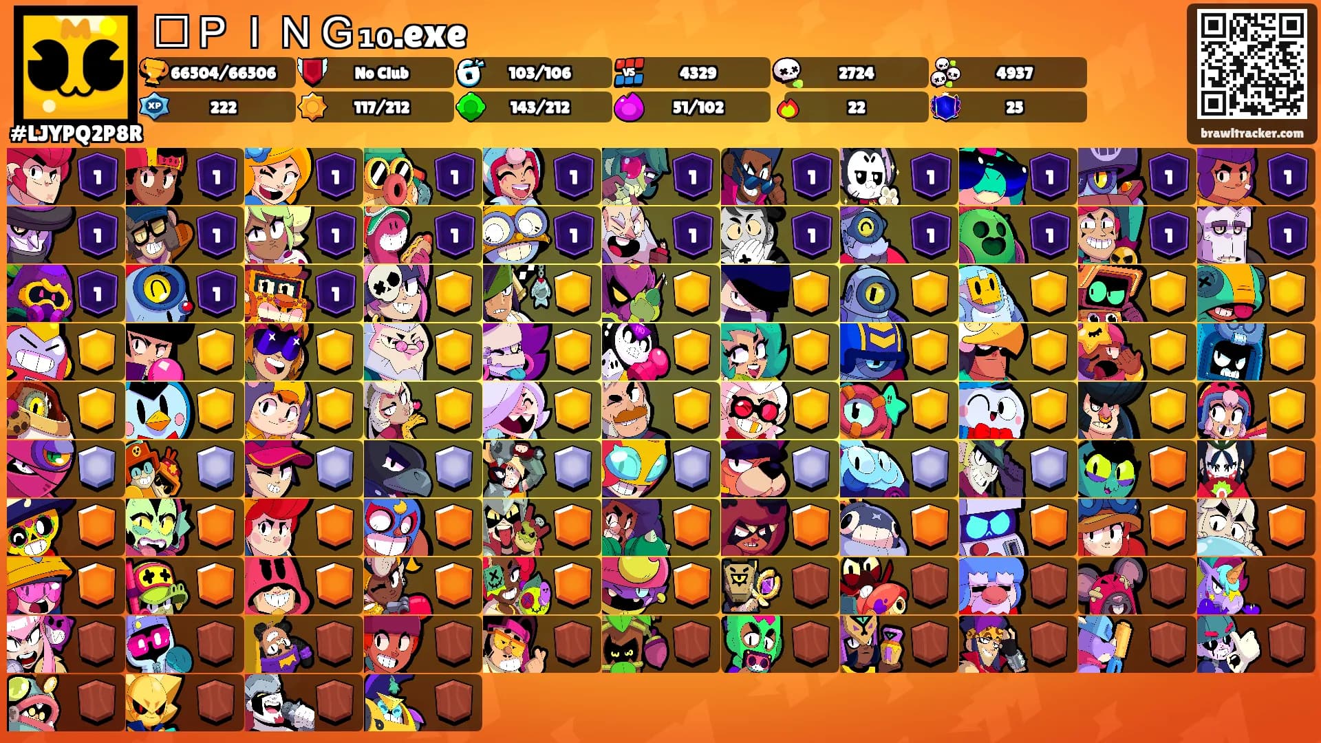 ⸸ＰＩＮＧ₁₀.exe⸸'s Ranks
