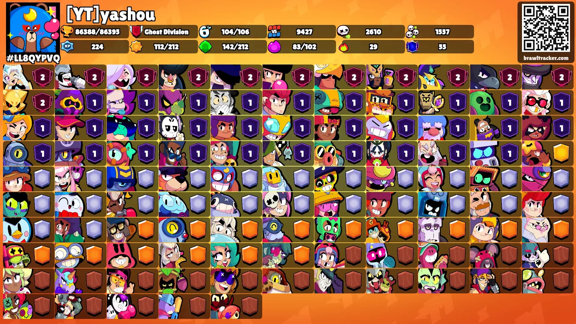 [YT]yashou's Ranks