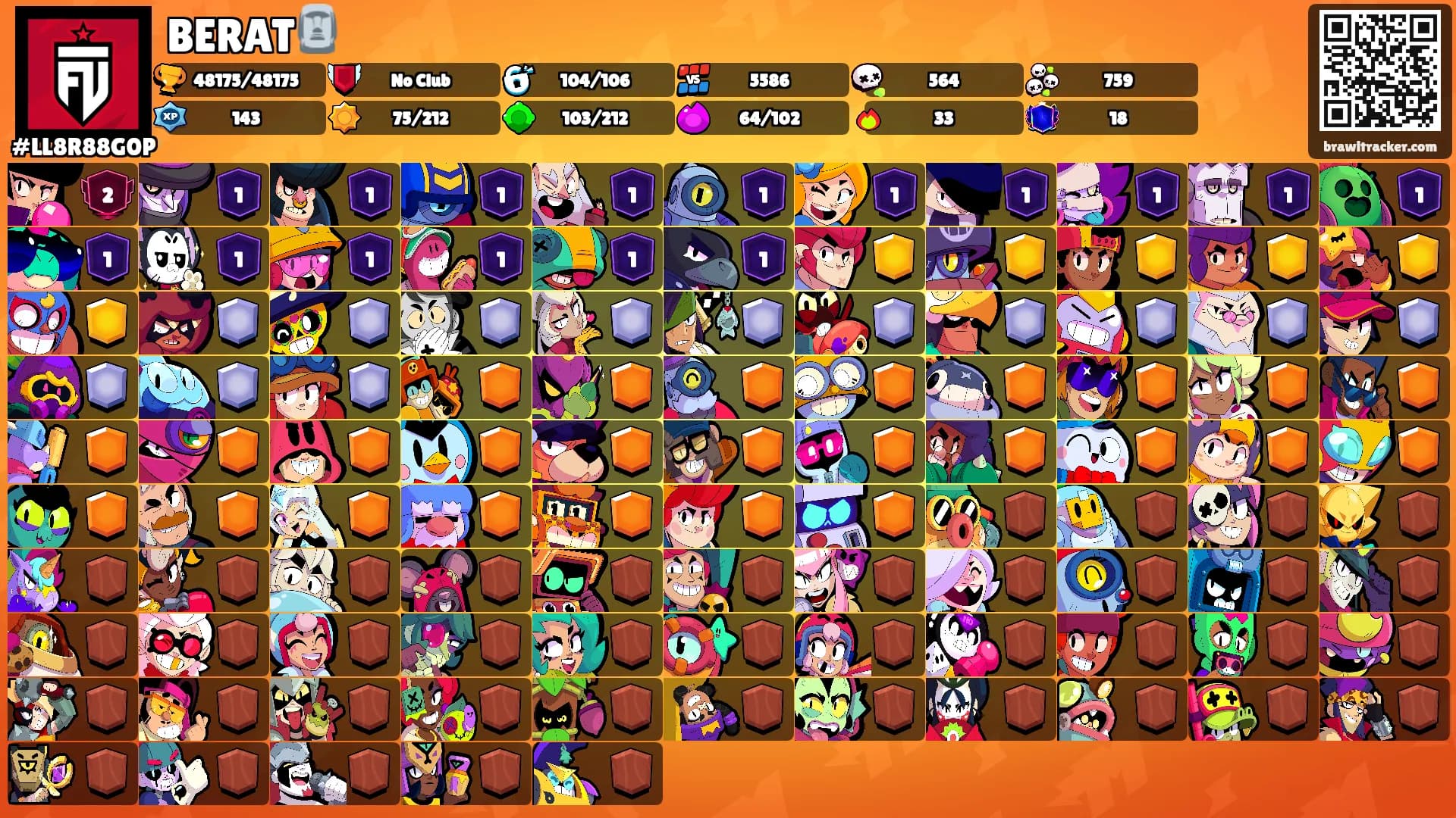 BERAT🗿's Ranks
