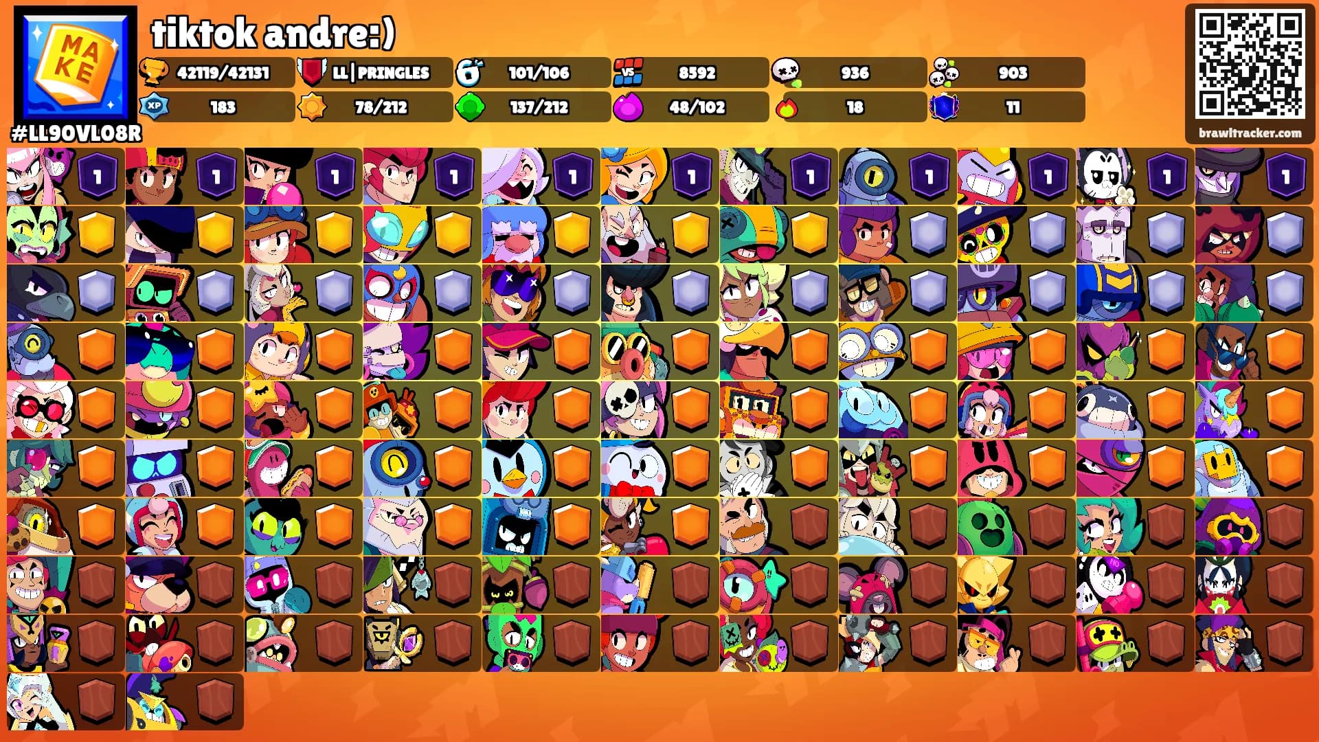 tiktok andre:)'s Ranks