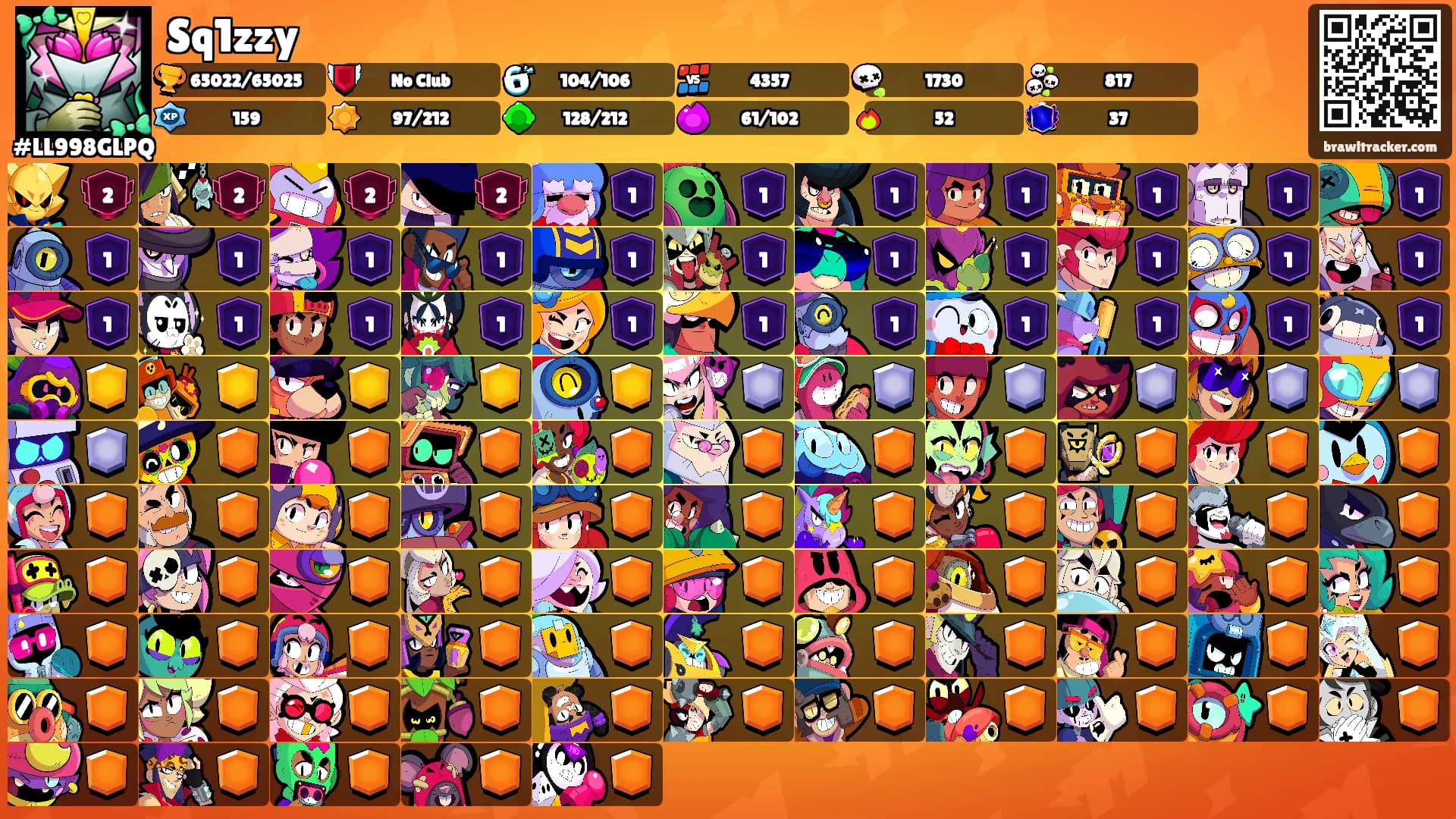Sq1zzy's Ranks