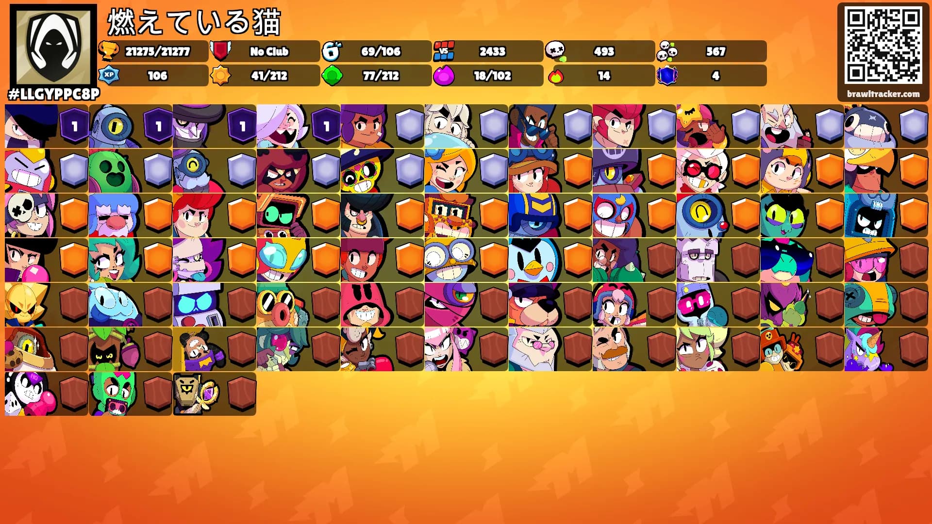 燃えている猫's Ranks