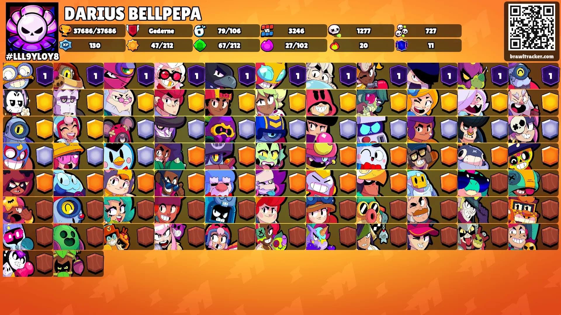 DARIUS BELLPEPA's Ranks