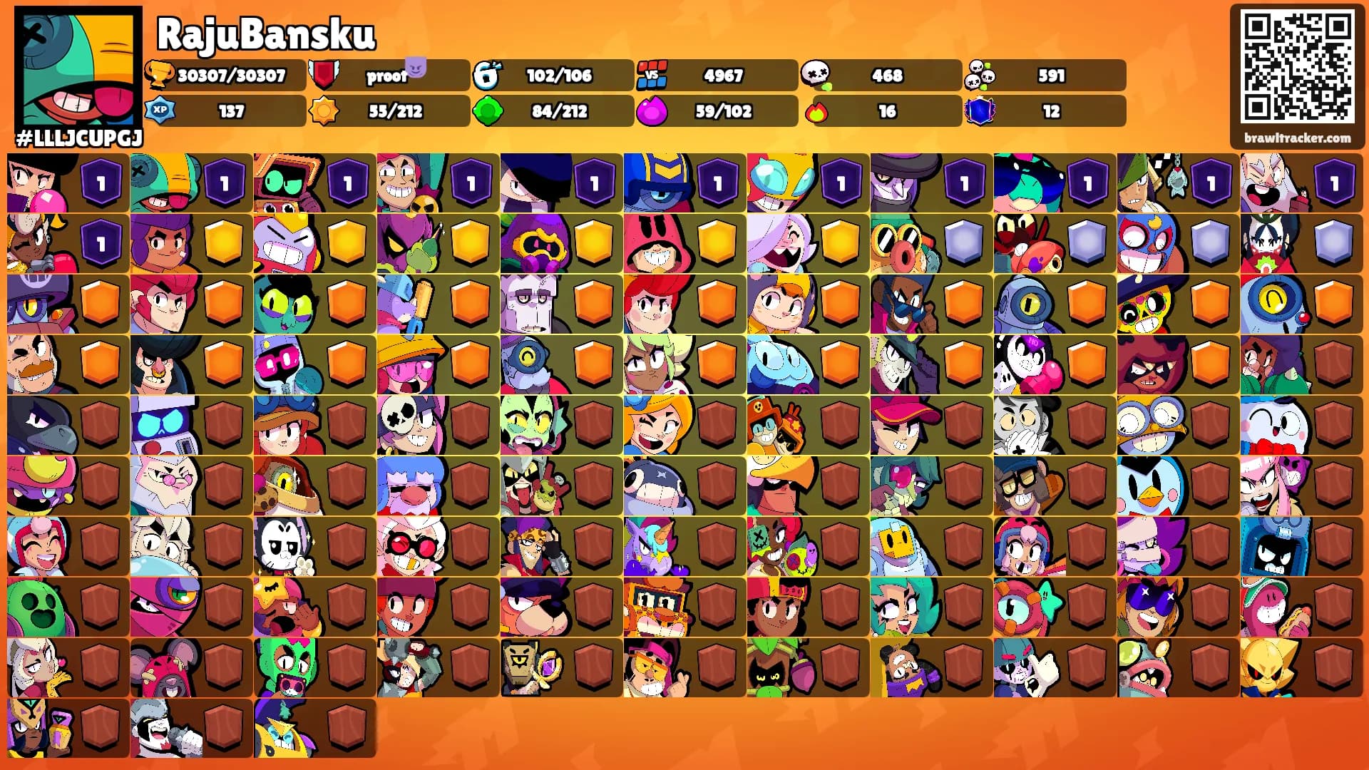 RajuBansku's Ranks