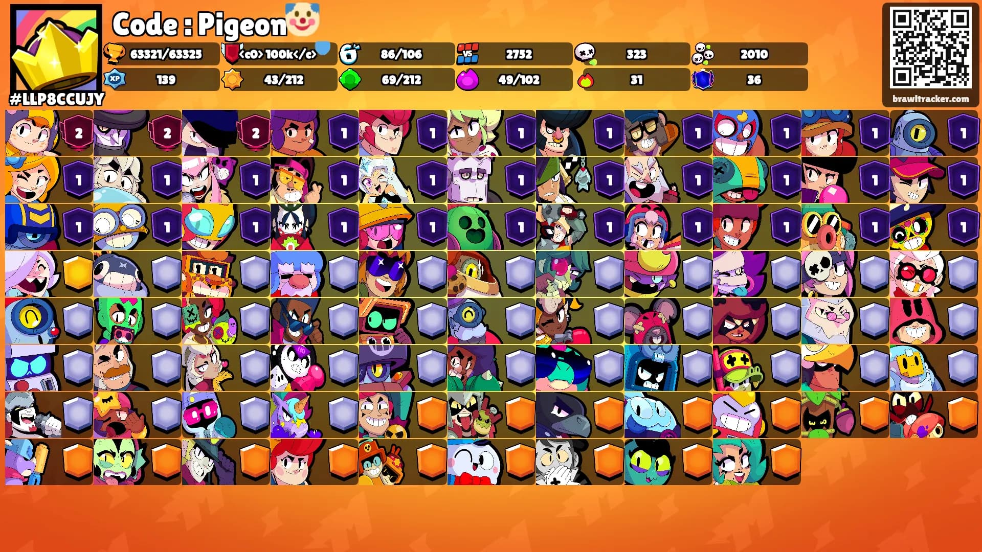 Code : Pigeon🤡's Ranks