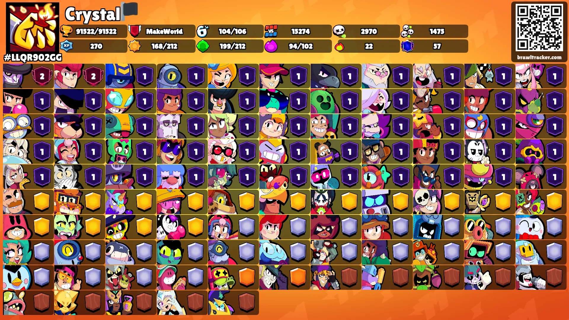 Crystal🏴's Ranks