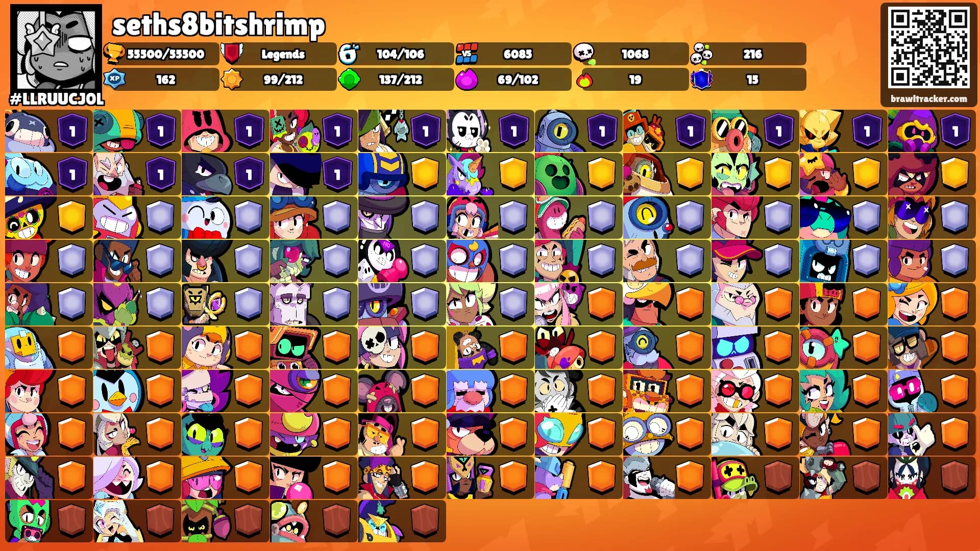 seths8bitshrimp's Ranks
