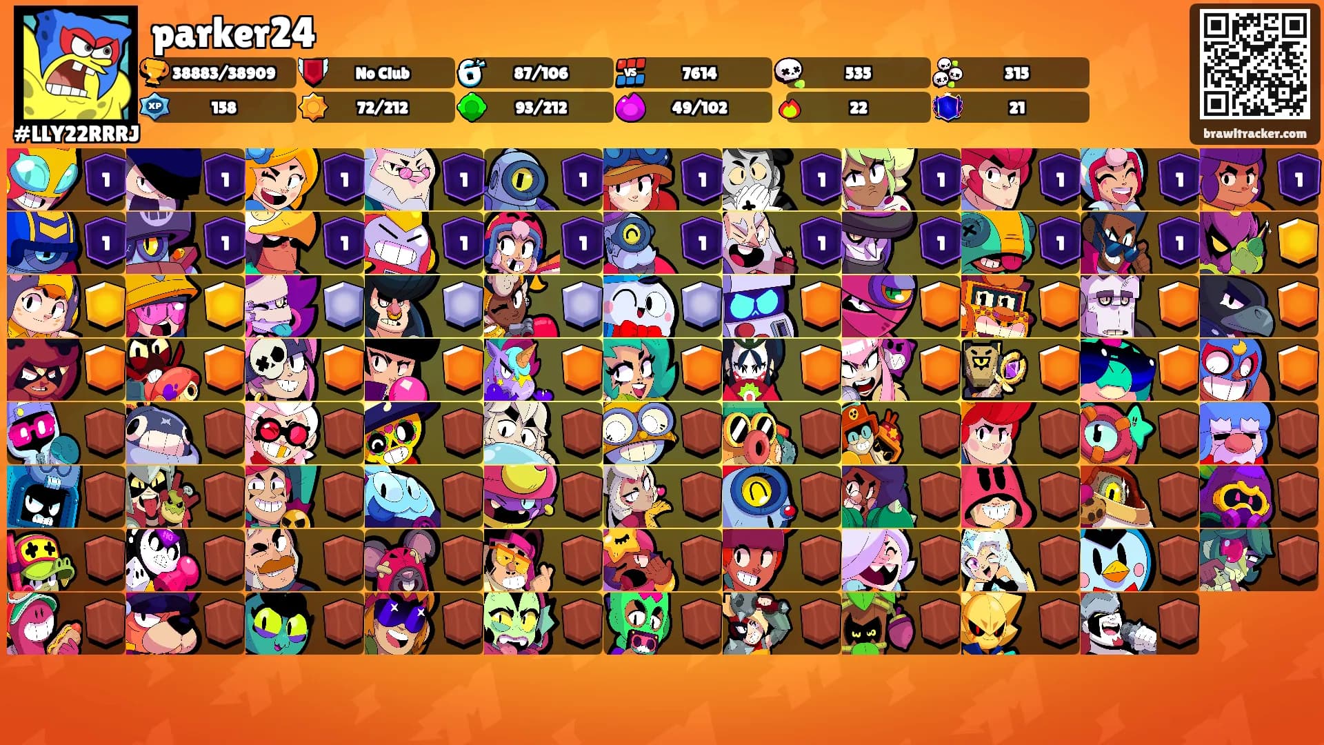parker24's Ranks