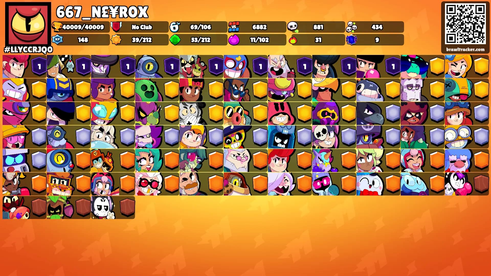 667_N£¥R0X's Ranks