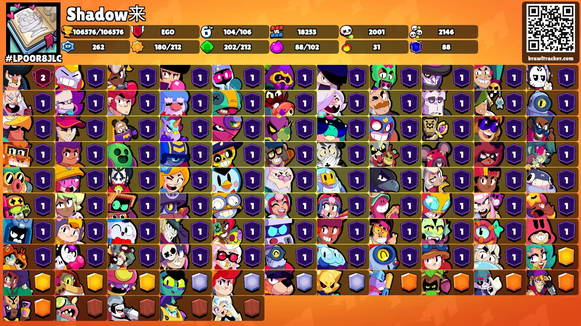 Shadow来's Ranks