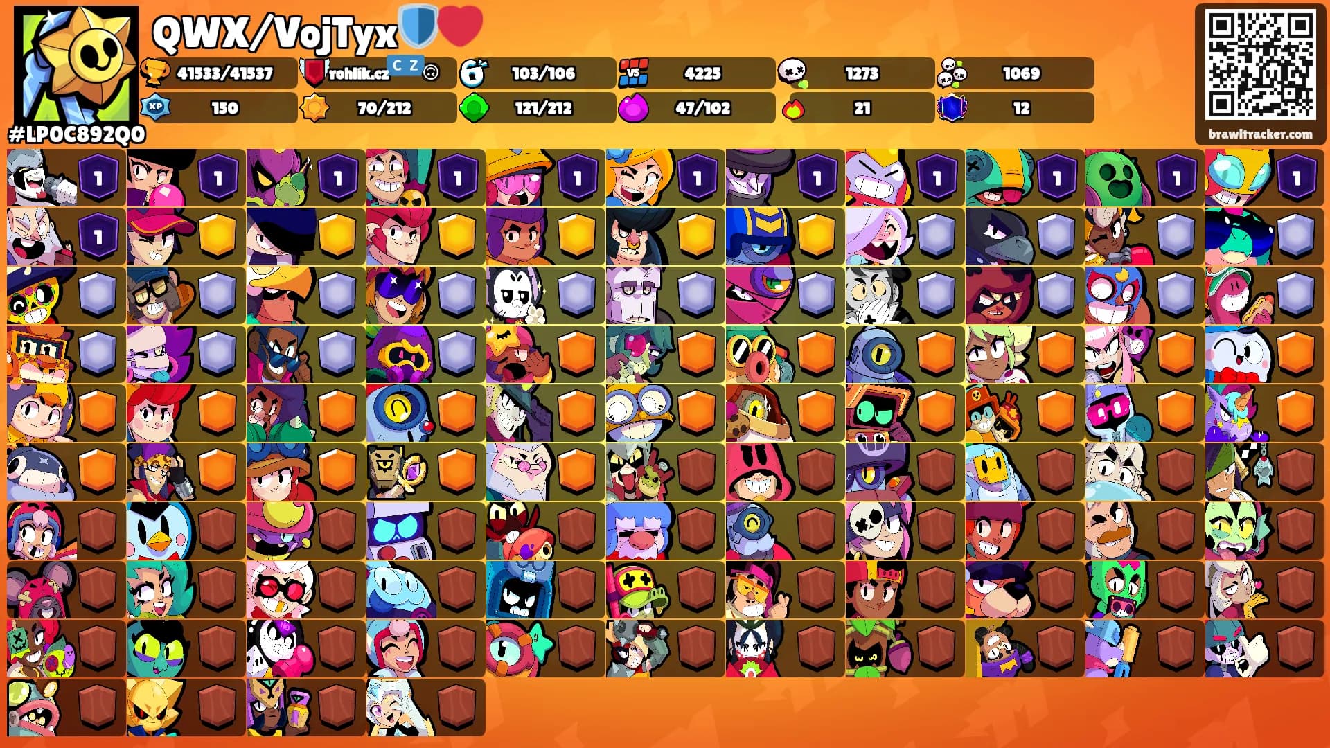 QWX/VojTyx🛡️❤️'s Ranks