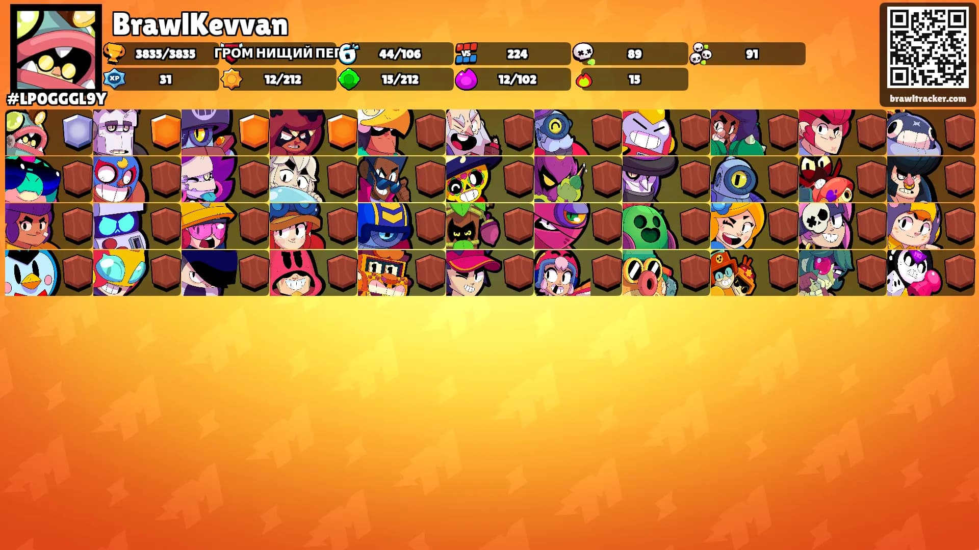 BrawlKevvan's Ranks