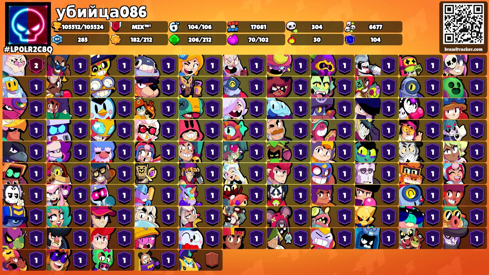 убийца086's Ranks