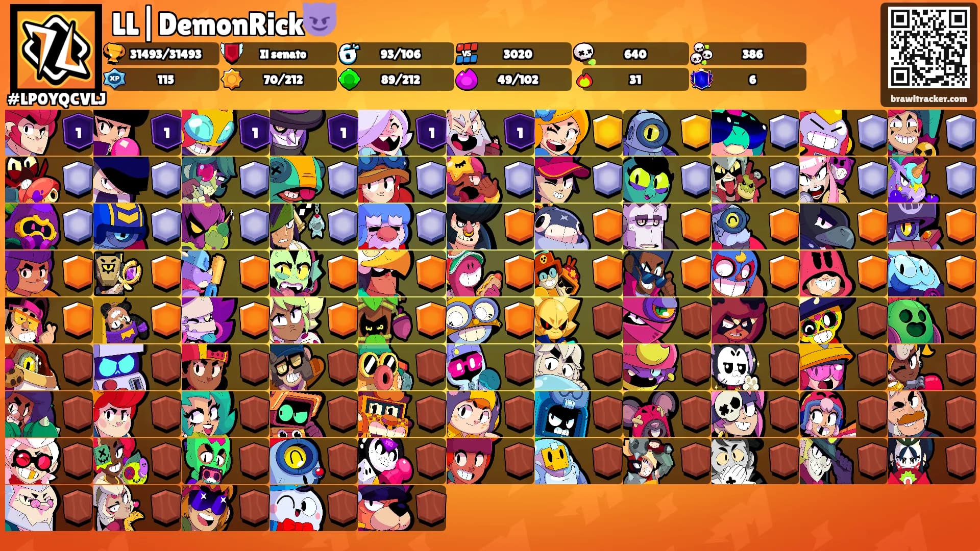 LL|DemonRick😈's Ranks