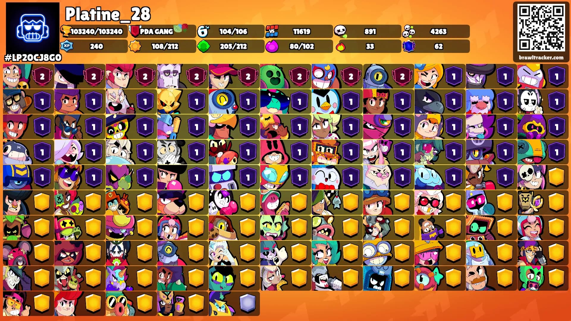 Platine_28's Ranks