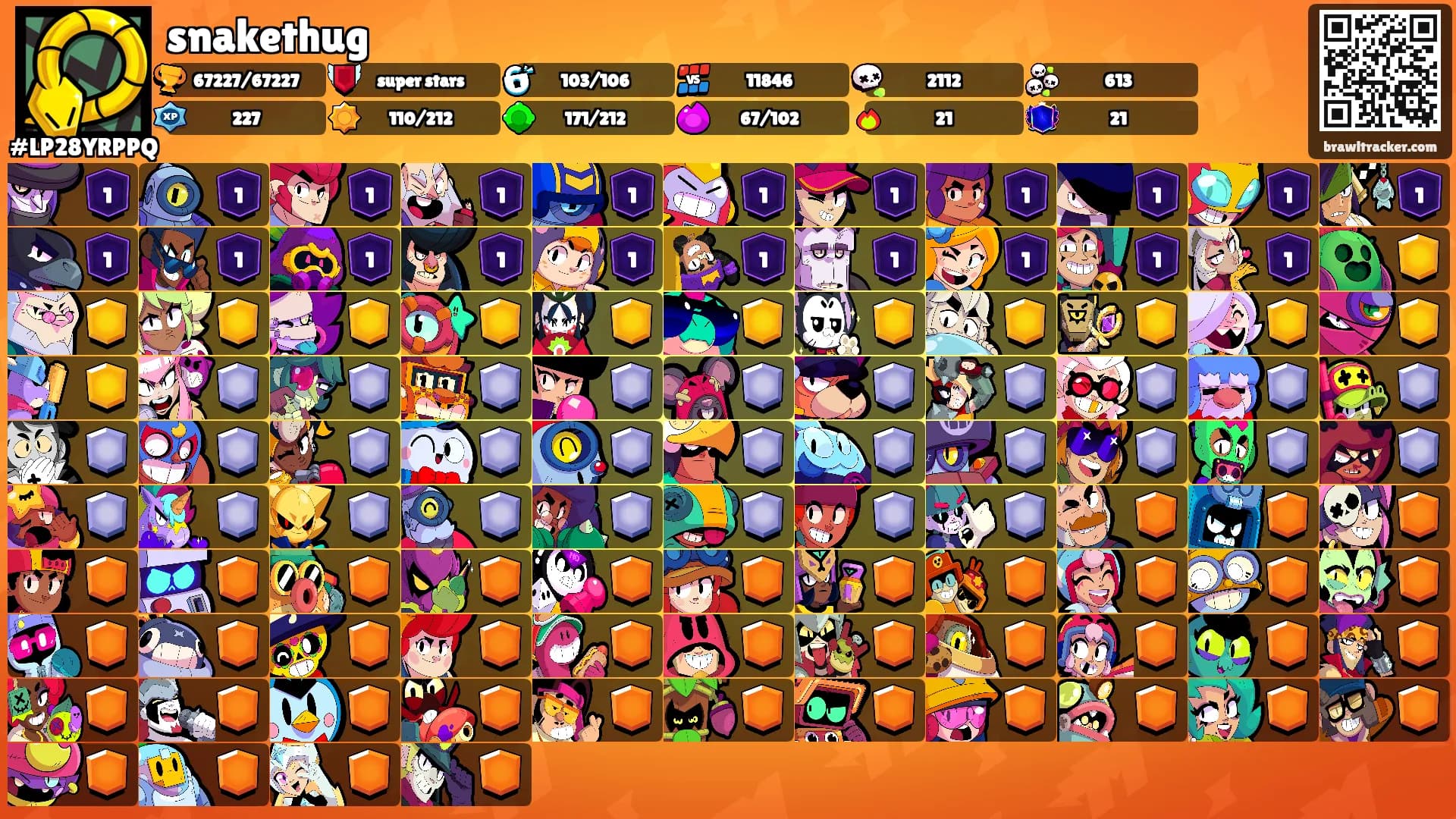 snakethug's Ranks