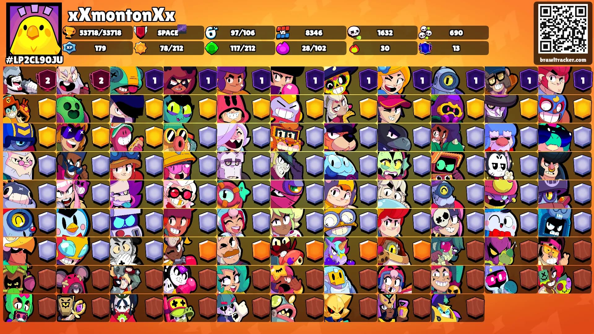 xXmontonXx's Ranks