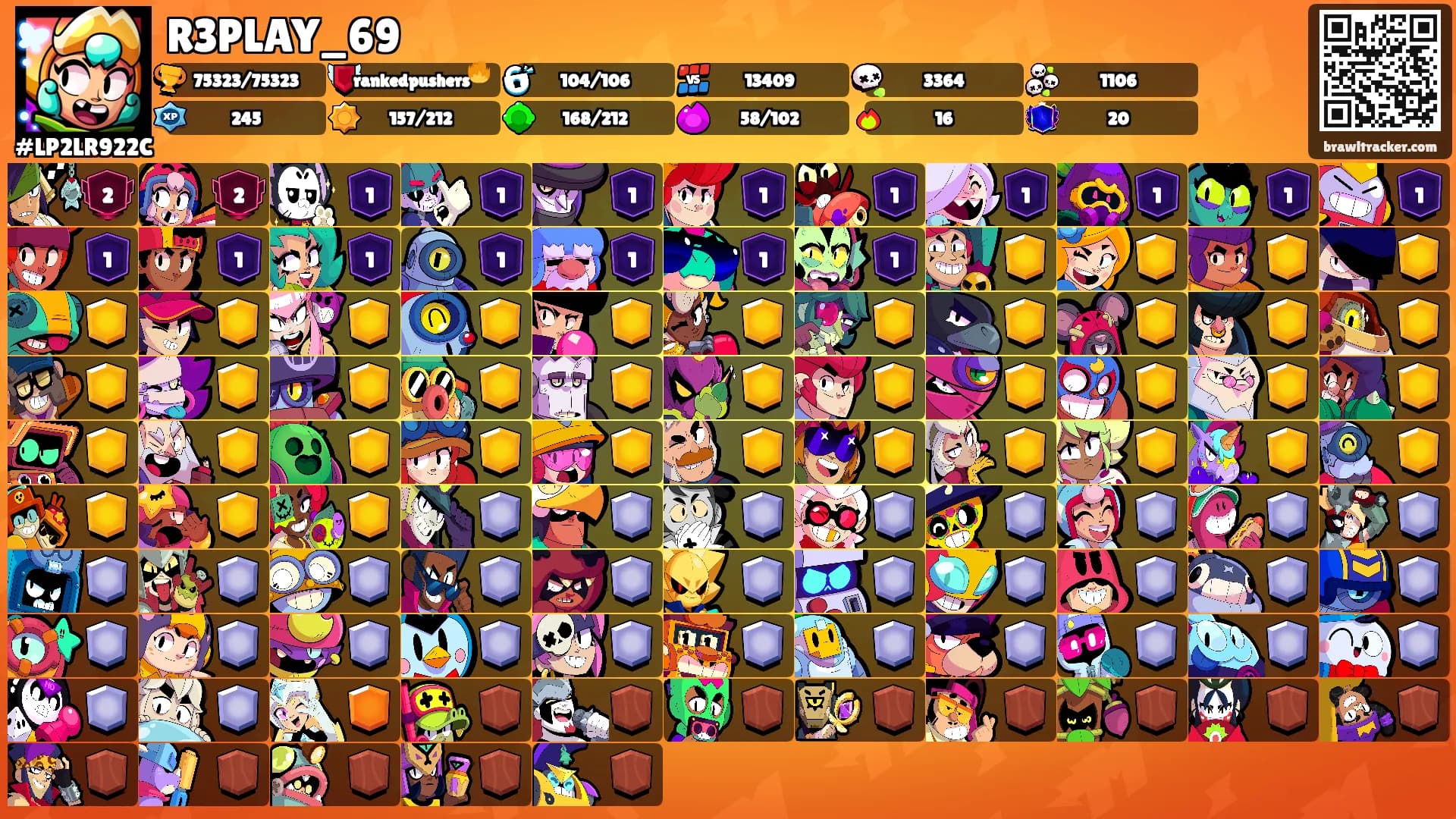 R3PLAY_69's Ranks