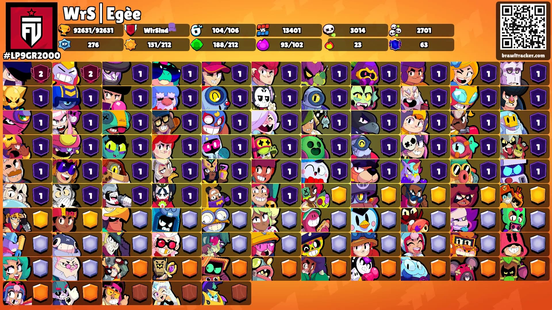 WrS|Egèe❤‍🩹's Ranks