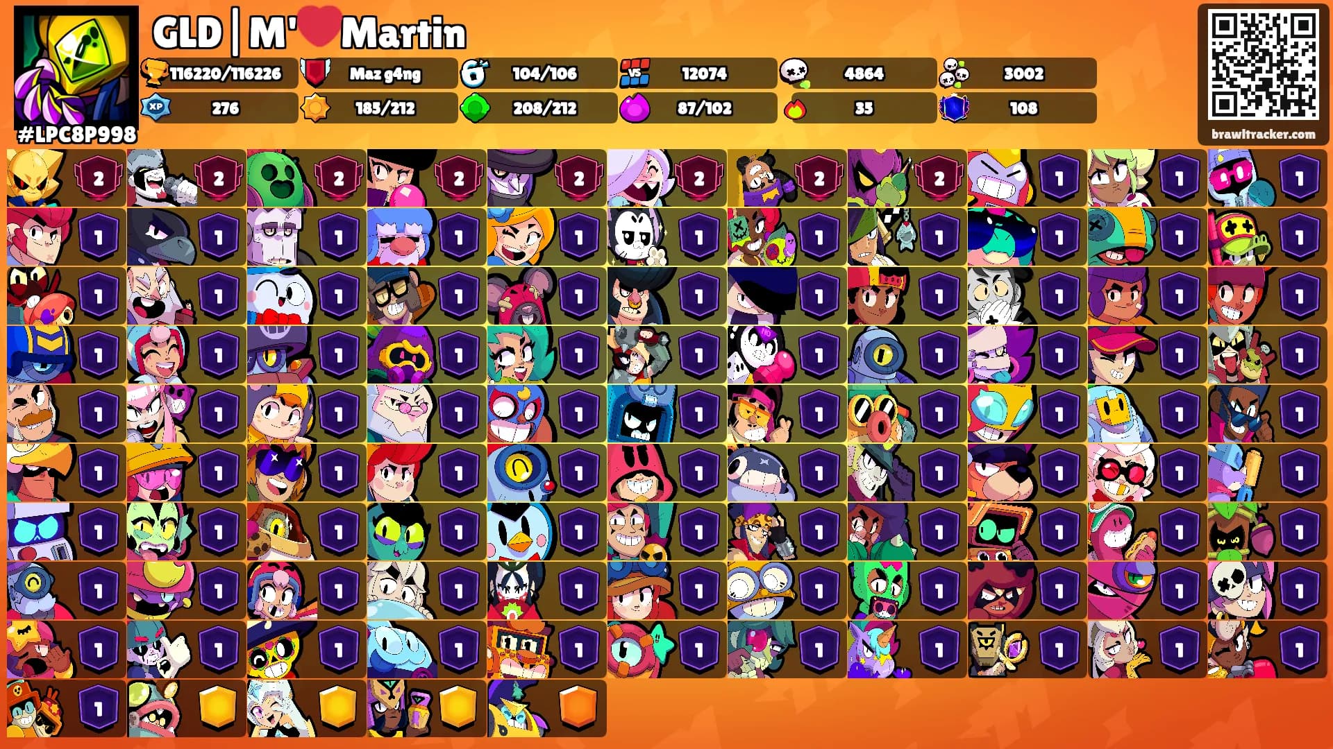GLD|M'❤️Martin's Ranks