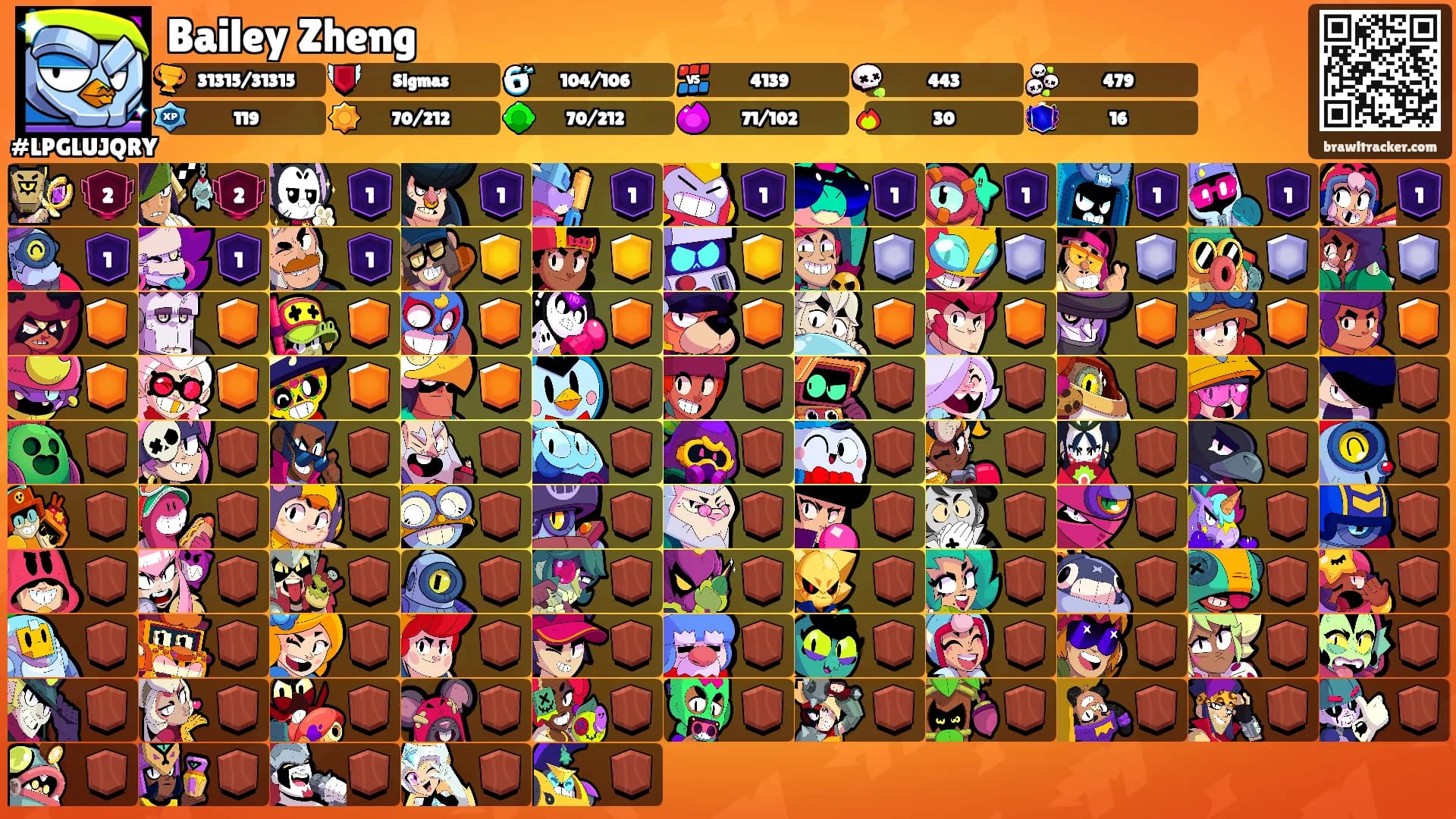 Bailey Zheng's Ranks