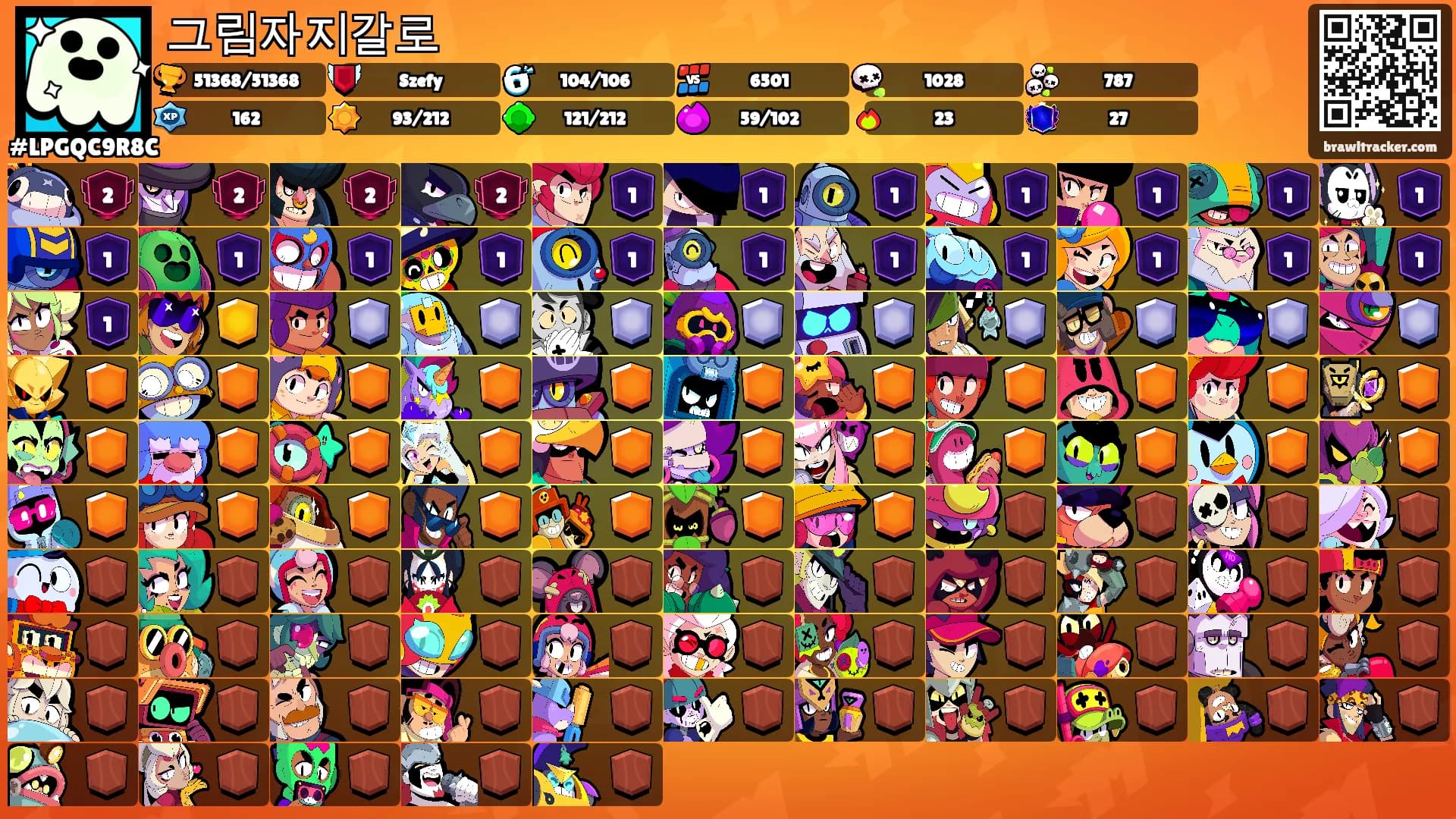 그림자지갈로's Ranks