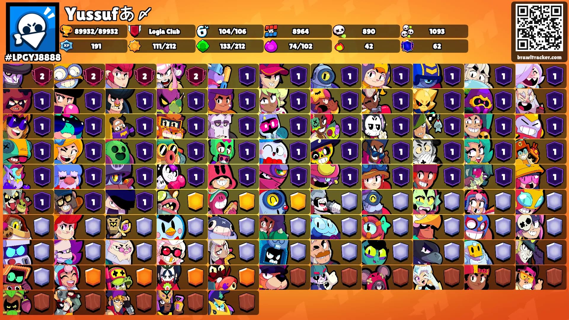 Yussufあ〆's Ranks