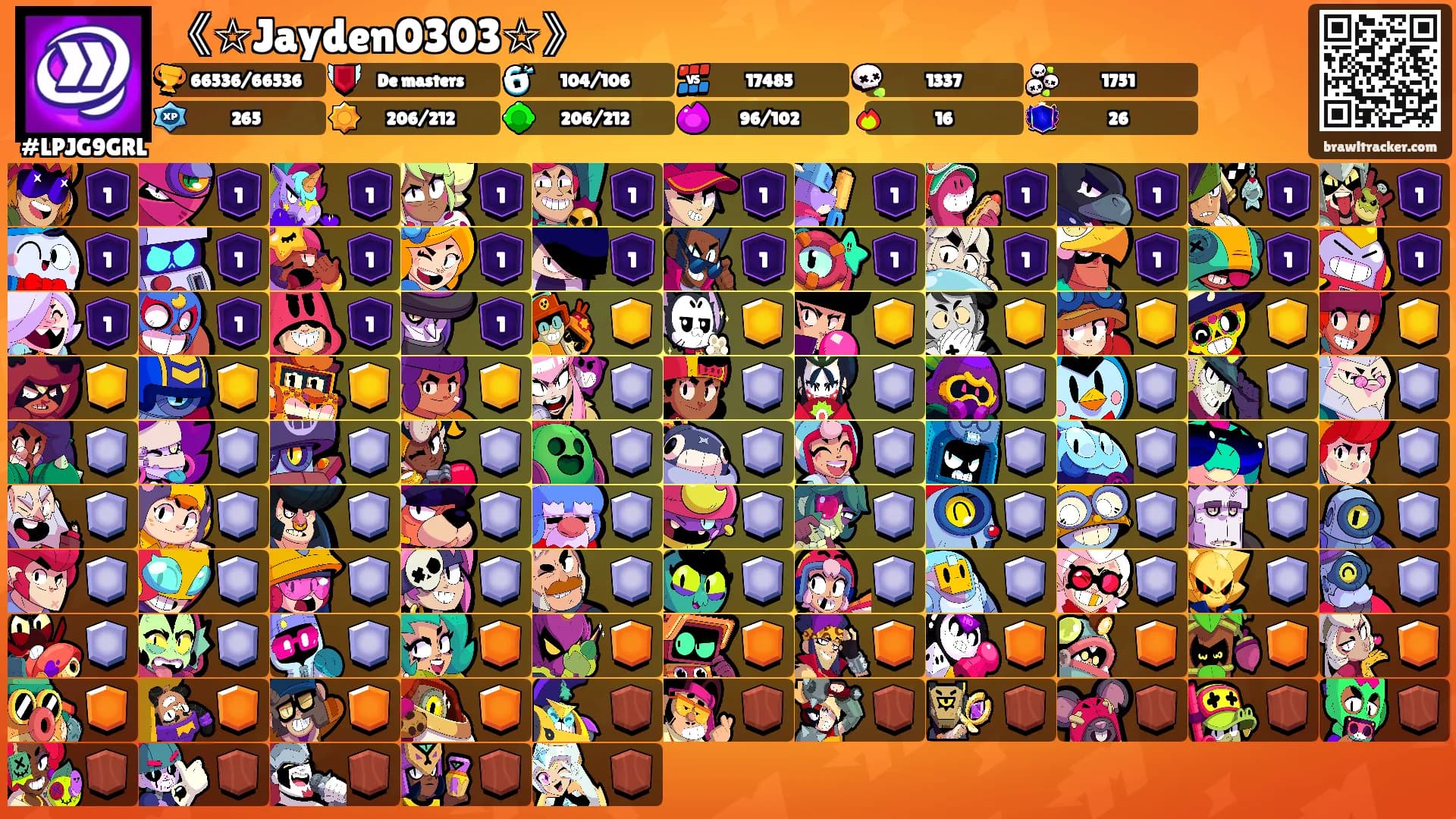 《☆Jayden0303☆》's Ranks