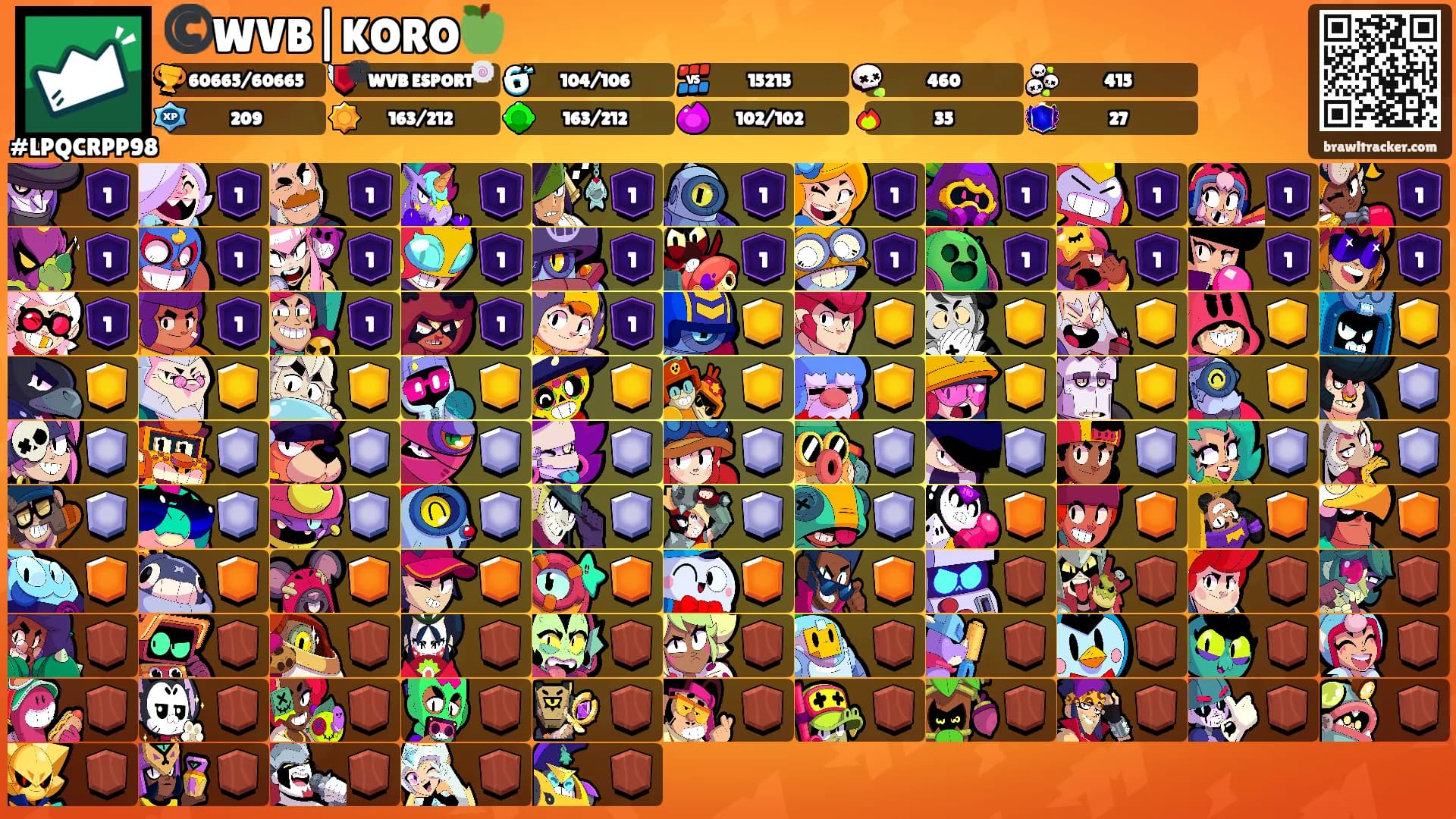 ©️WVB|KORO🍏's Ranks