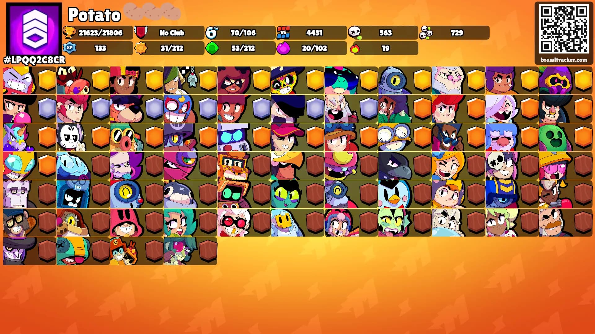 Potato 🥔🥔🥔's Ranks