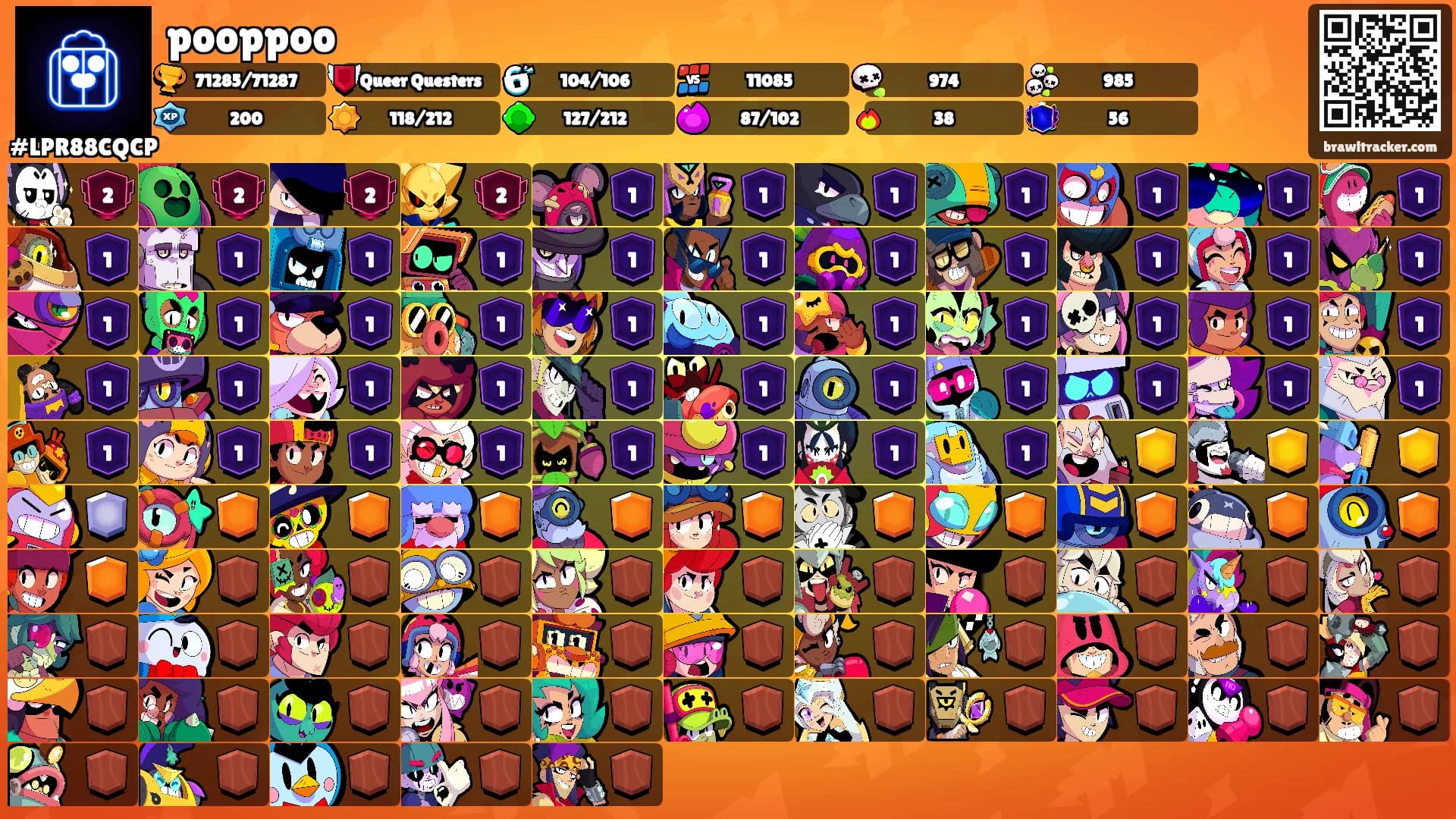 pooppoo's Ranks