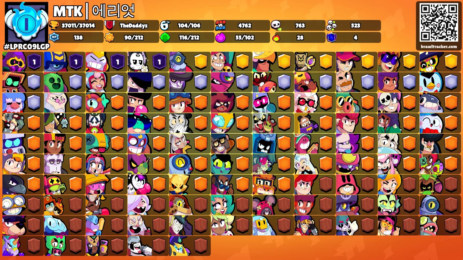 MTK|에리엇's Ranks