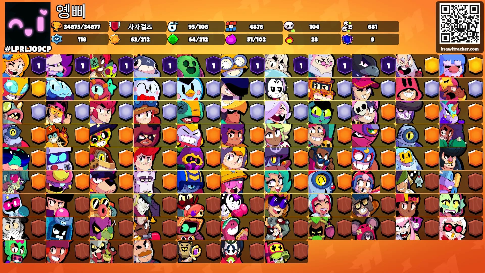옝삐's Ranks