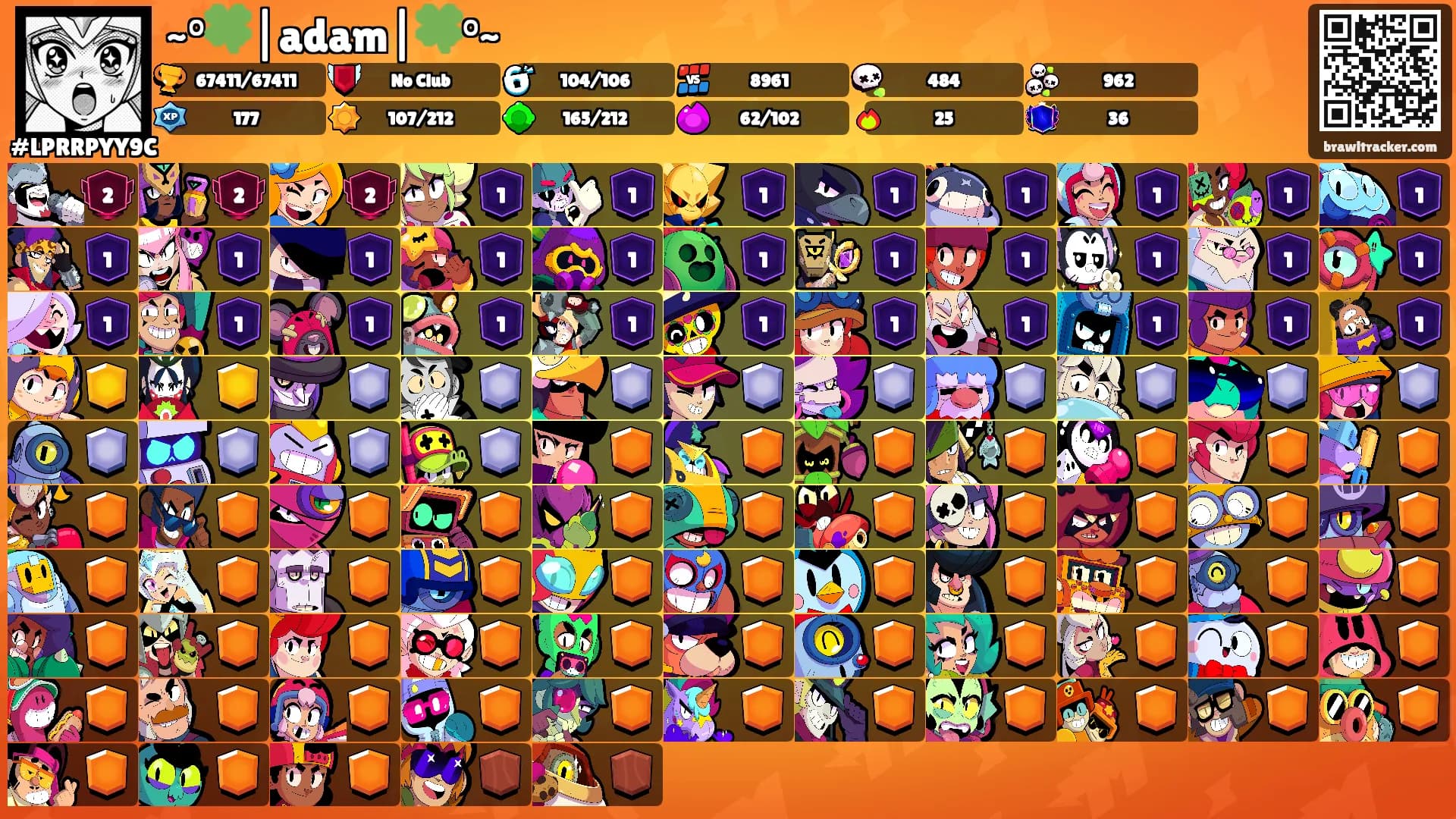 ~°🍀|adam|🍀°~'s Ranks