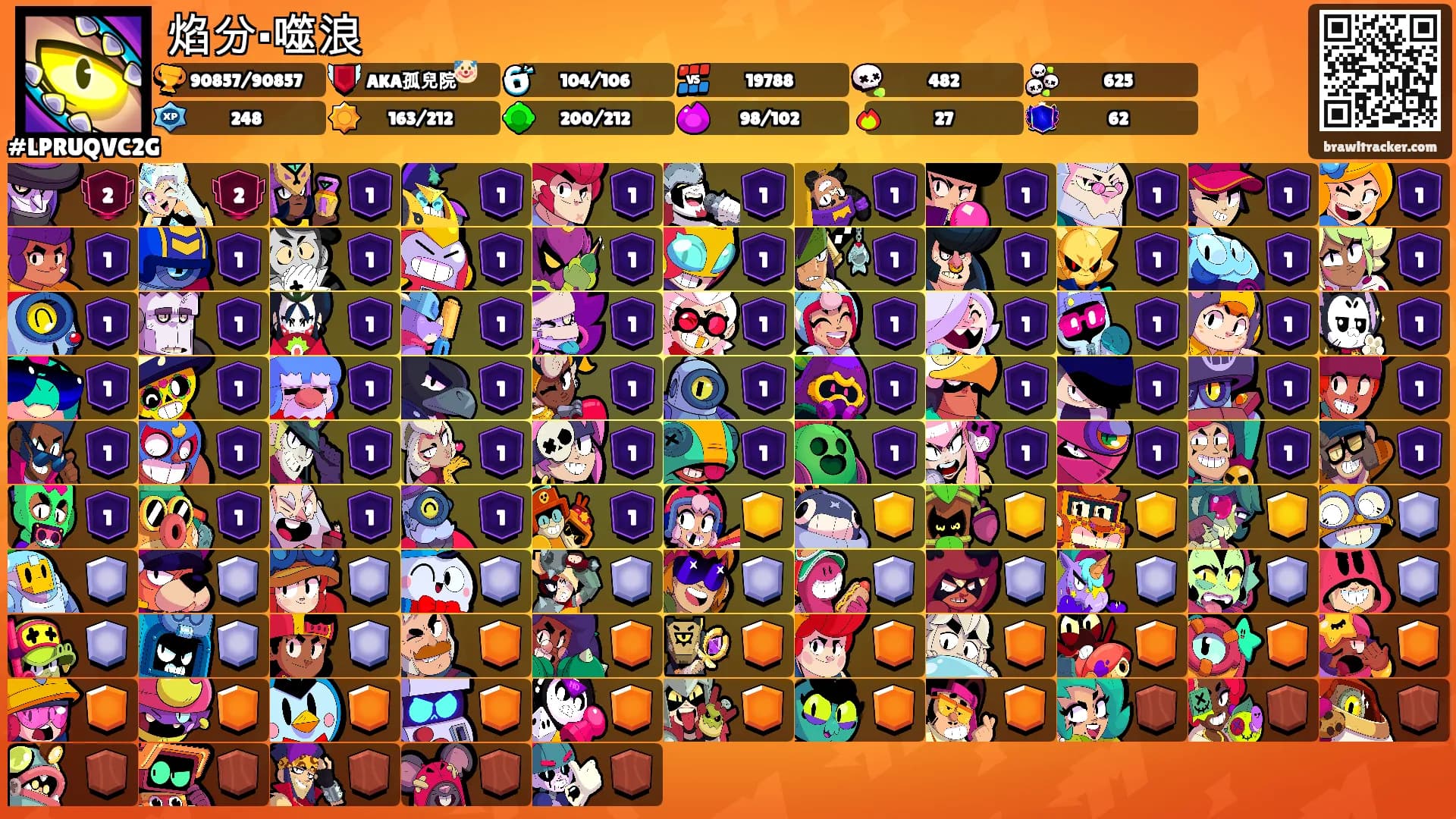 焰分·噬浪's Ranks