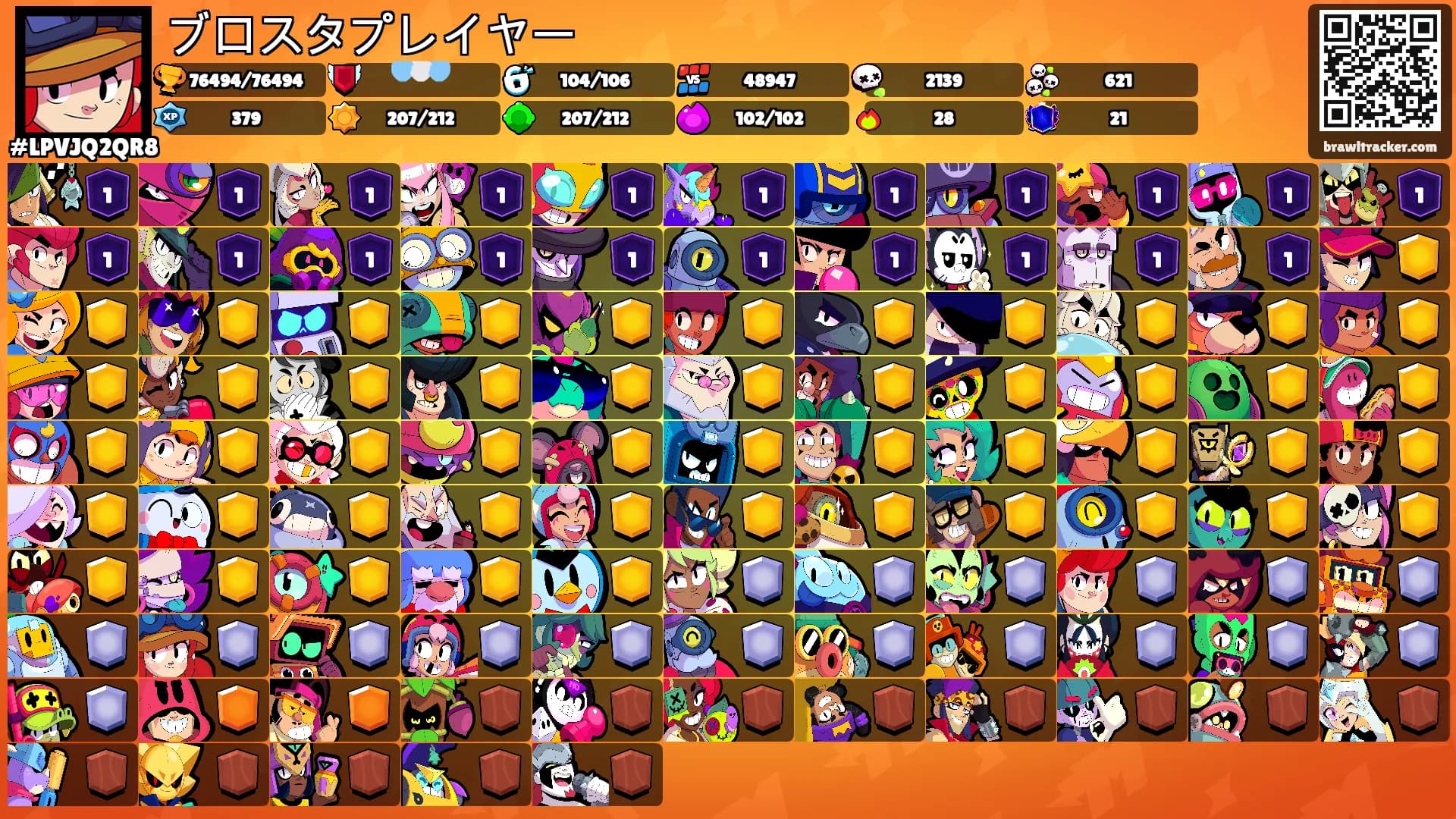 ブロスタプレイヤー's Ranks