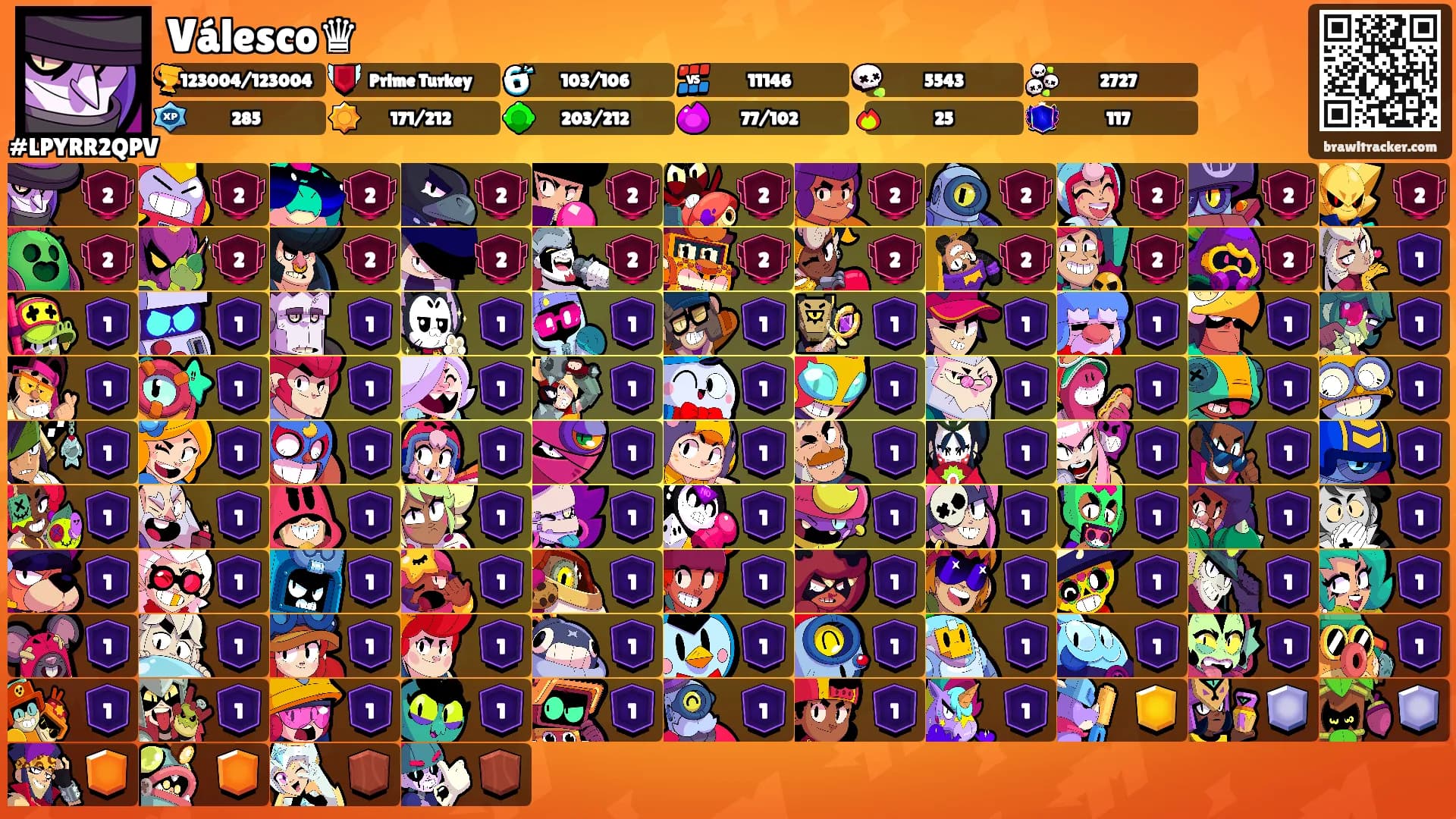 Válesco♛'s Ranks