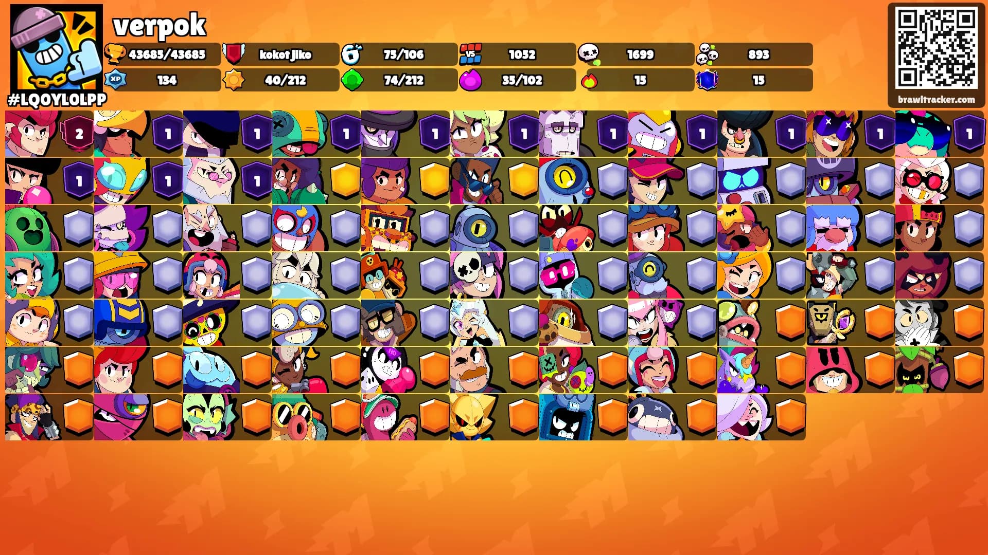 verpok's Ranks