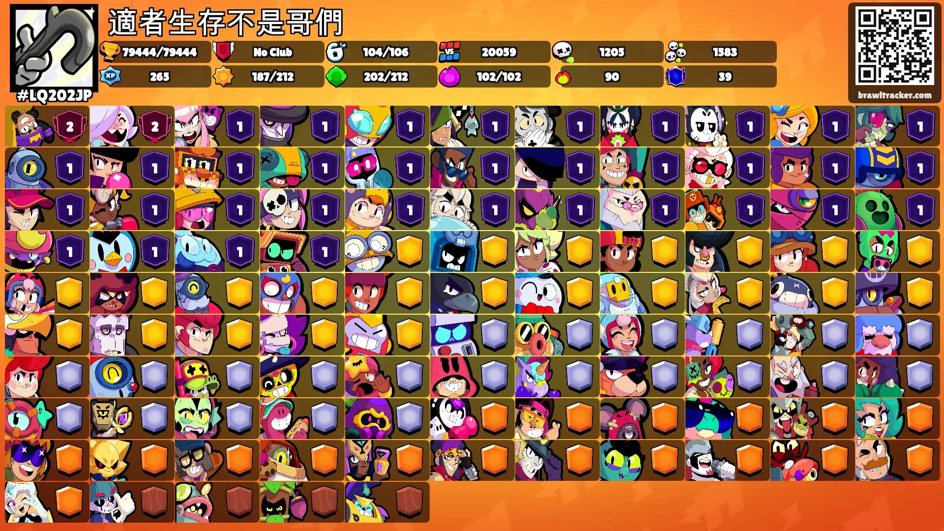 適者生存不是哥們's Ranks